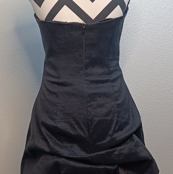 Gunne Sax Vintage Evening Y2K Bubble Hem Strapless Short Dress - Picture 7 of 16